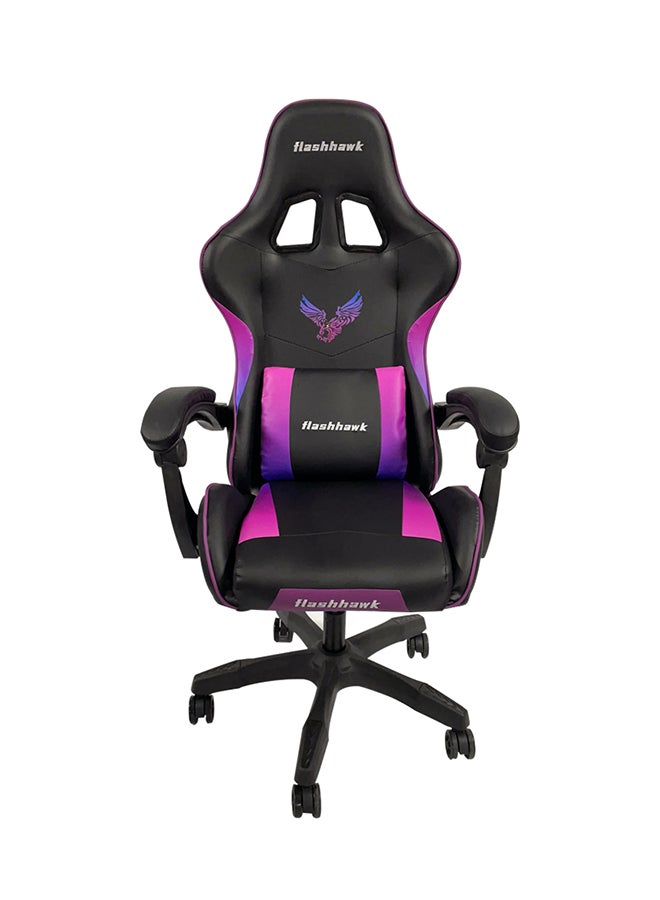 Flash Hawk Gaming Chair Gradient  Black 82x59x32cm Black 82x59x32cm  - Image 1