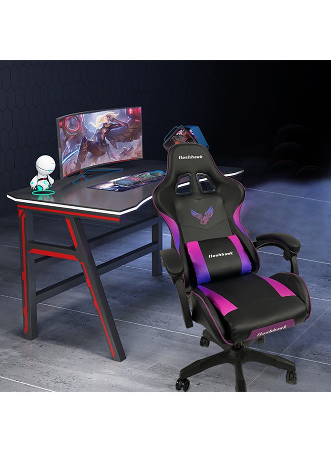 Flash Hawk Gaming Chair Gradient  Black 82x59x32cm Black 82x59x32cm  - Image 4