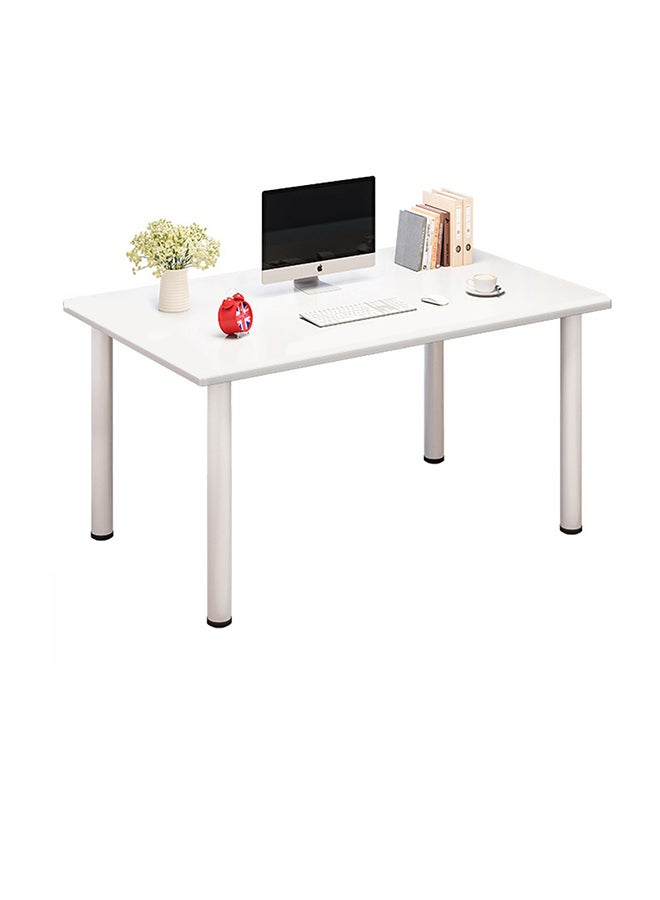 Sharpdo Computer Home Study Desk White/Black 80x75x40cm - Image 1