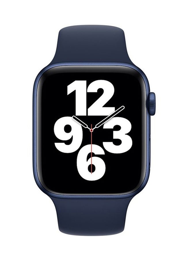 HuHa - Replacement Strap Watchband For Apple Watch Series 7 45mm / 6 / SE / 5 / 4 44mm / 3 / 2 / 1 42mm Navy Blue - Image 1