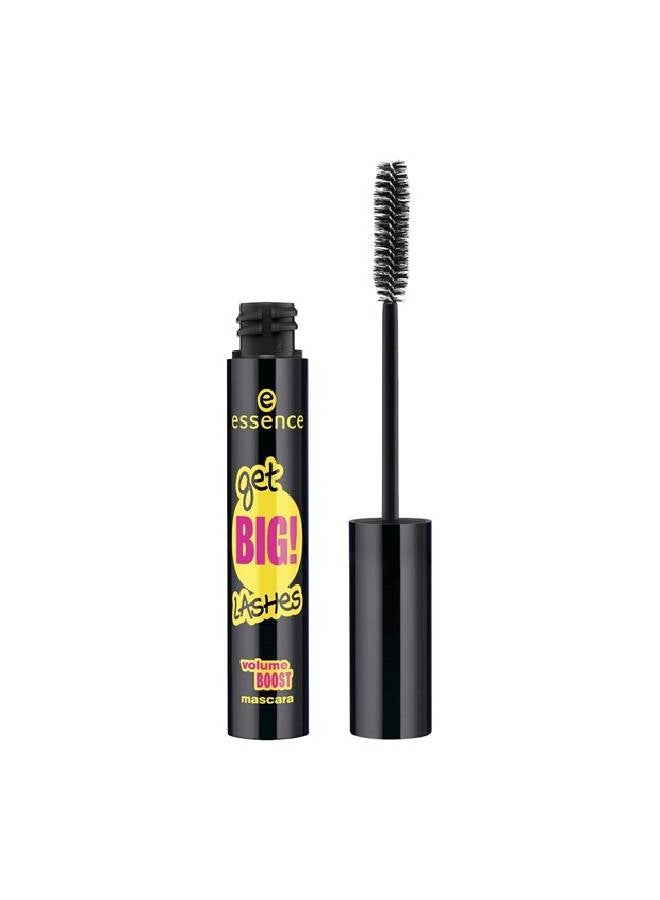 Essence Get Big Lashes Volume Boost Waterproof Mascara Black  - Image 1