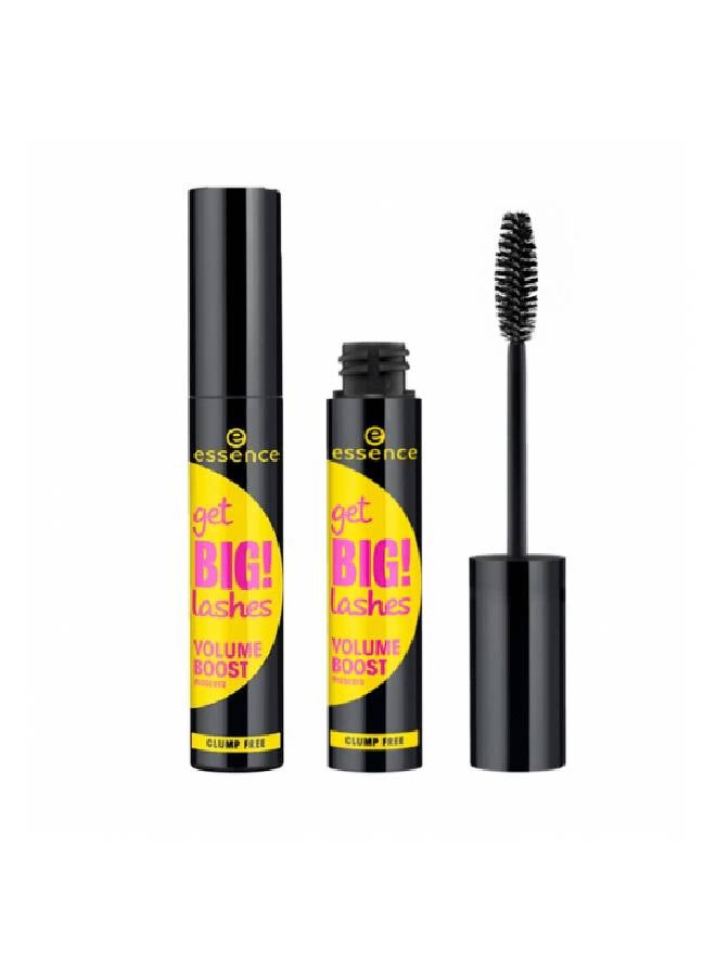 Essence Get Big Lashes Volume Boost Waterproof Mascara Black  - Image 2