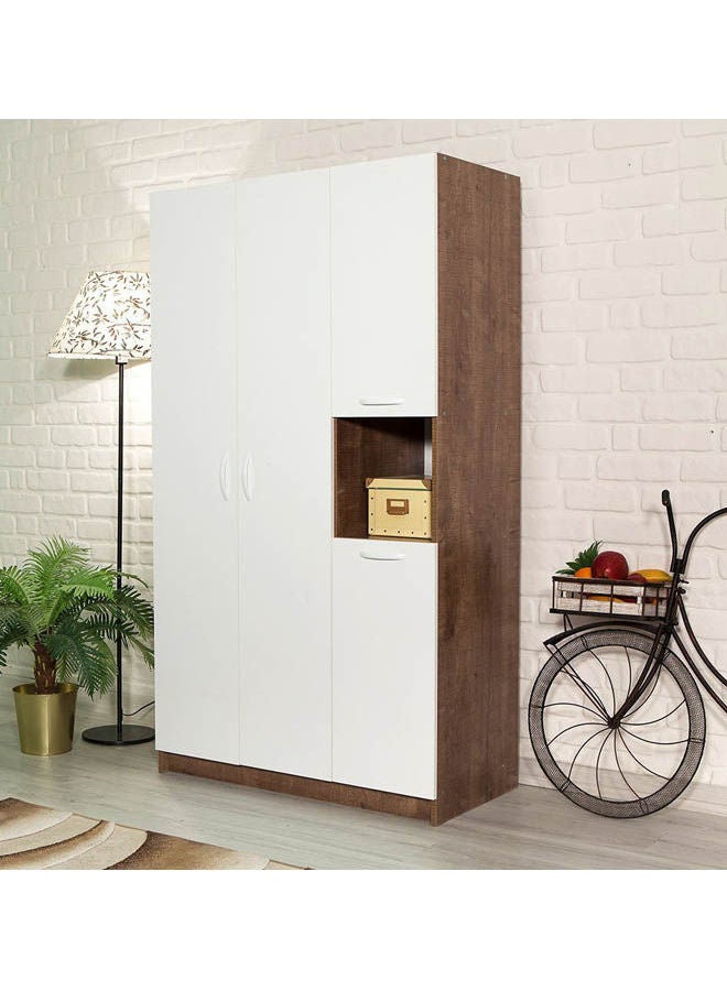 MDF Wardrobe White - Image 3