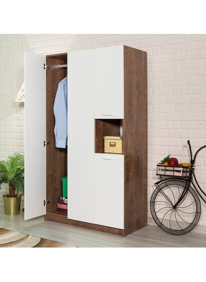 MDF Wardrobe White - Image 4