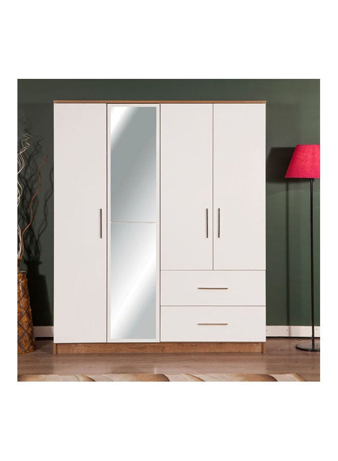 MDF Wardrobe White - Image 1
