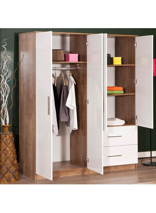 MDF Wardrobe White - Image 3