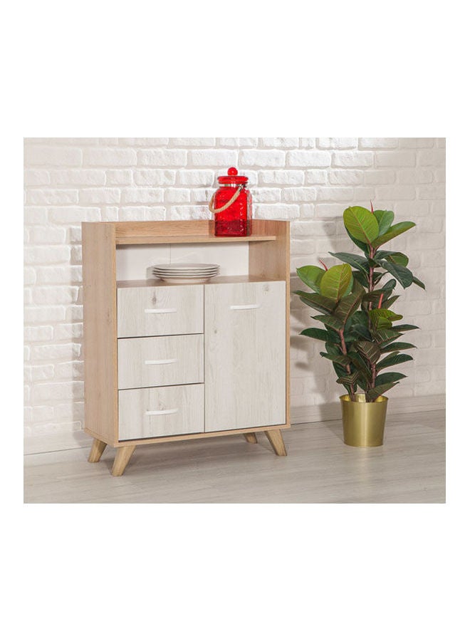 Generic MDF Drawer Unit White 98.5x78.5 x 40cm  - Image 1