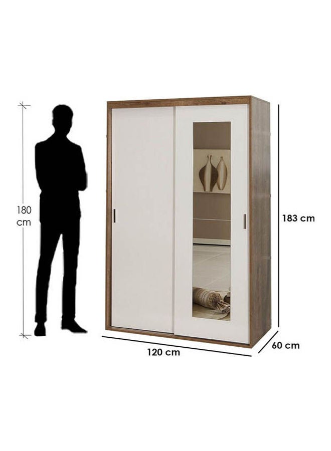 MDF Wardrobe White - Image 5