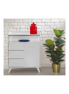 MDF Drawer Unit White 99x79 x 40cm