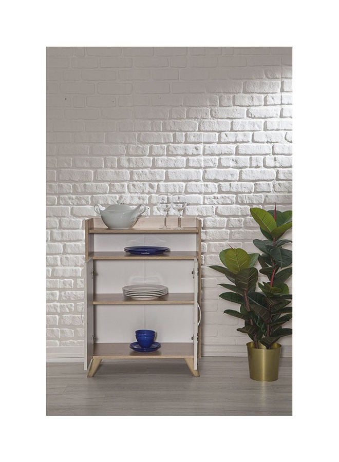 Generic MDF Drawer Unit White 97x71 x 34cm  - Image 1