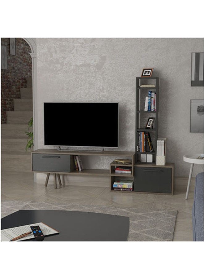 TV Unit Black 167x133.5x30cm - Image 1