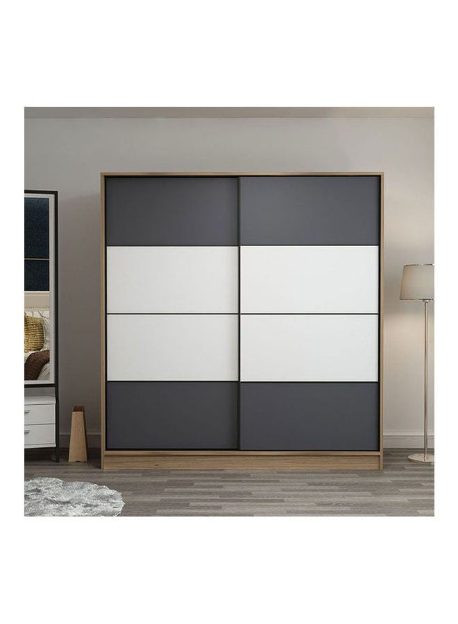 MDF Wardrobe Grey - Image 1