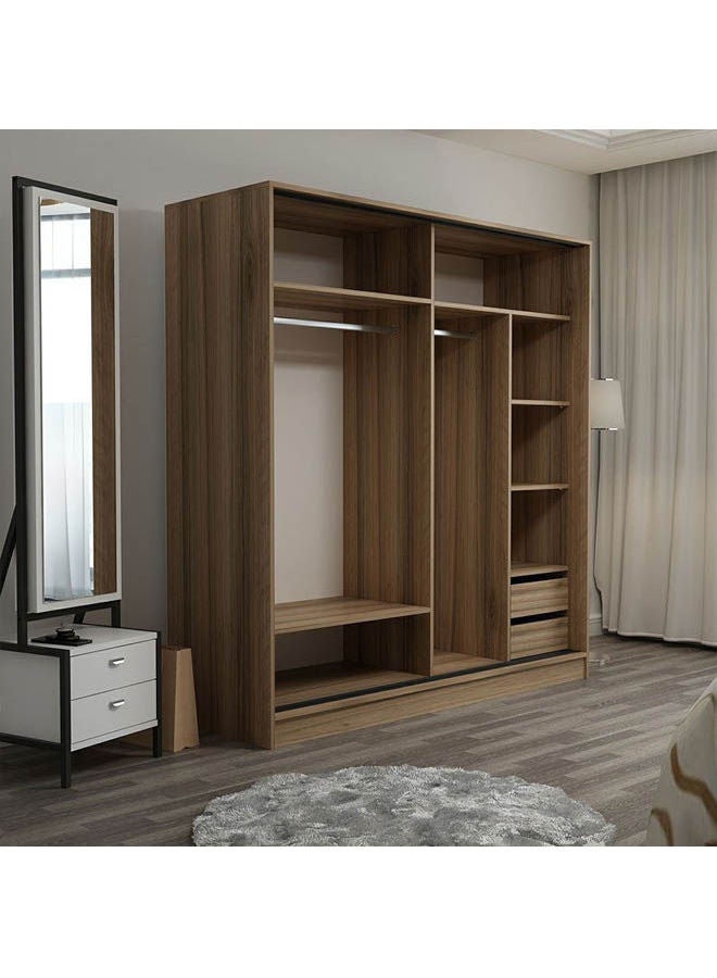 MDF Wardrobe Grey - Image 2