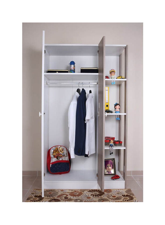 MDF Wardrobe White - Image 3