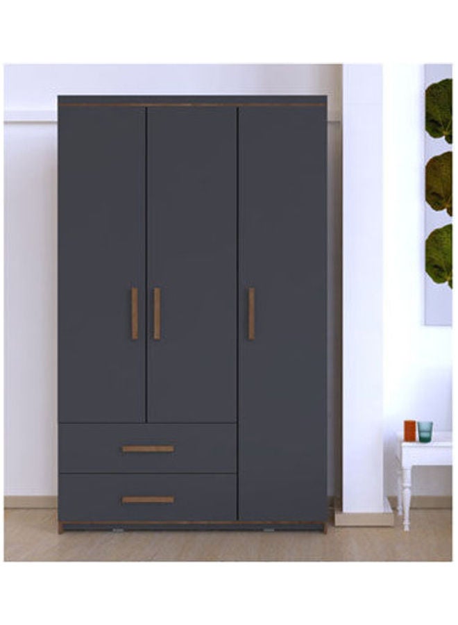 MDF Wardrobe Grey - Image 1