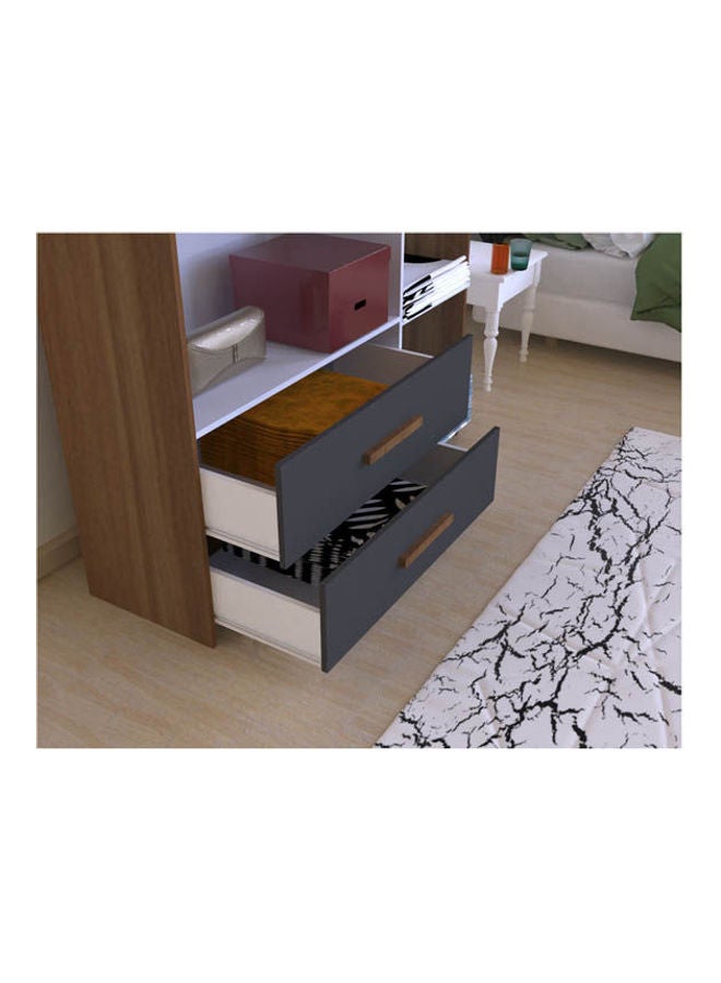 MDF Wardrobe Grey - Image 5