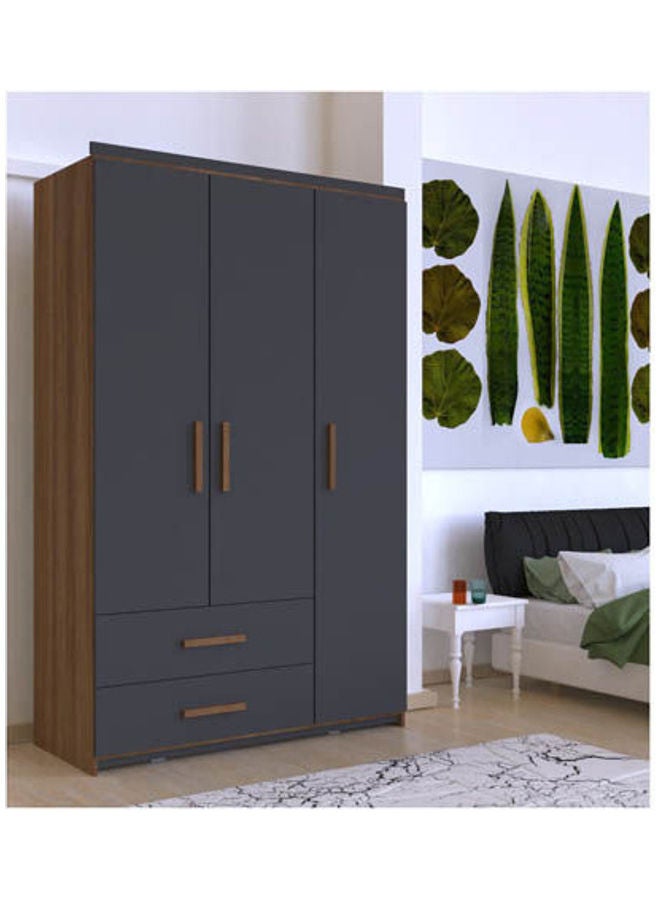 MDF Wardrobe Grey - Image 2