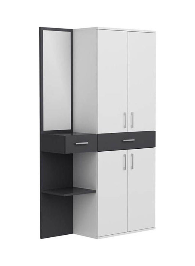 MDF Wardrobe White - Image 3