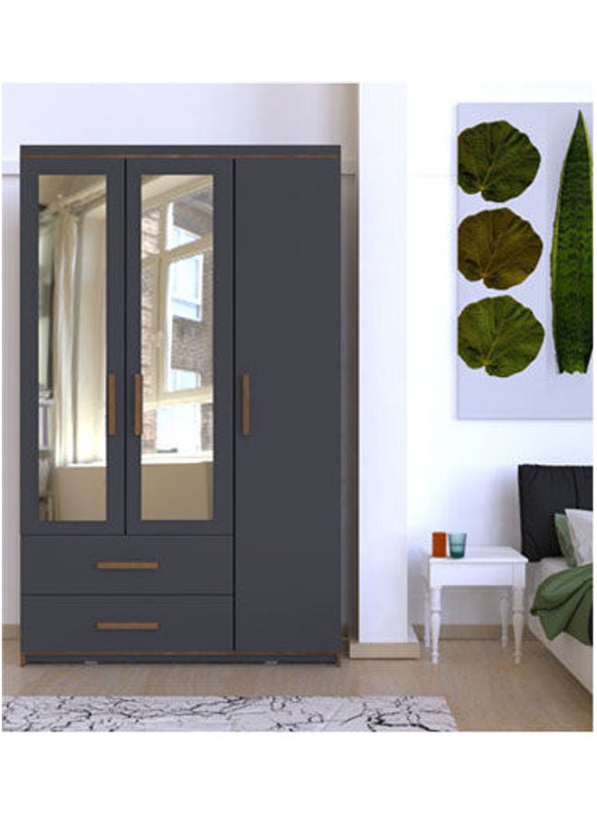 MDF Wardrobe Grey - Image 1