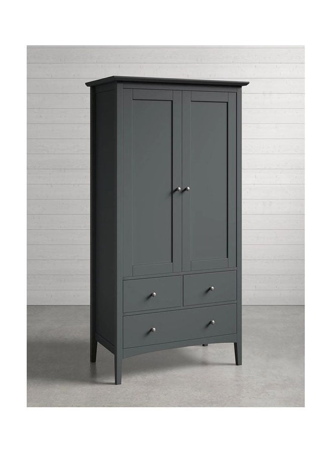 MDF Wardrobe Grey - Image 1