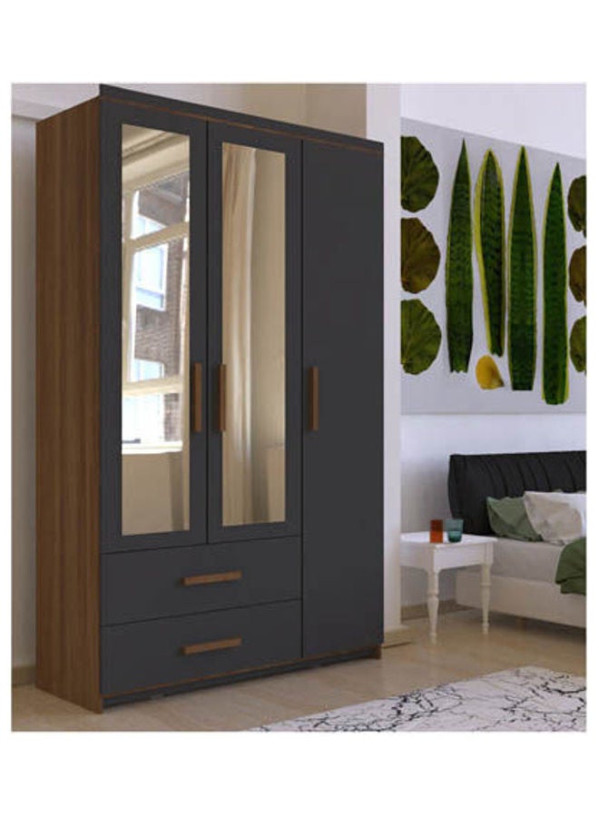 MDF Wardrobe Grey - Image 2