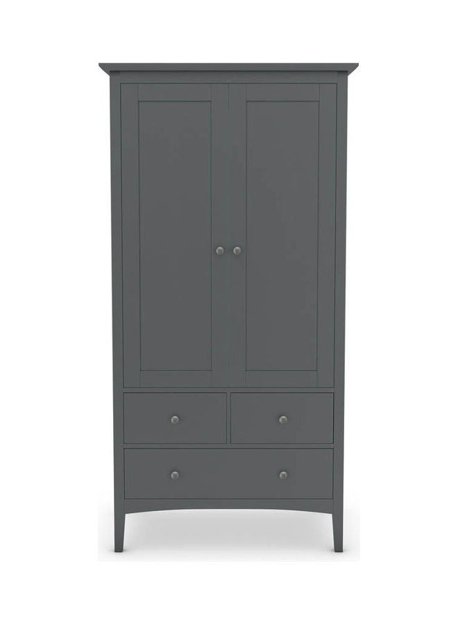 MDF Wardrobe Grey - Image 2