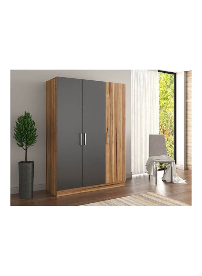 MDF Wardrobe Grey - Image 2