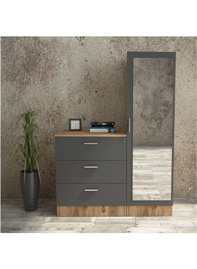 MDF Wardrobe Grey - Image 1