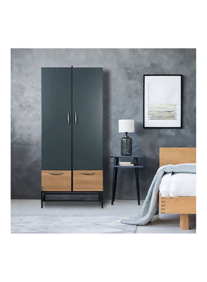 MDF Wardrobe Grey - Image 1