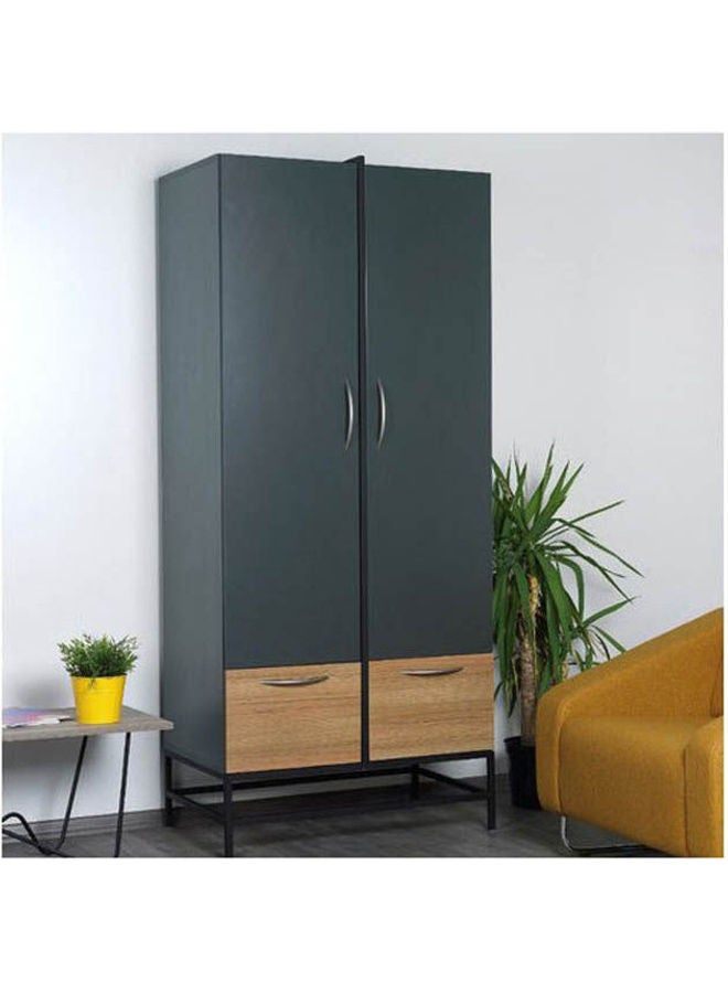 MDF Wardrobe Grey - Image 3