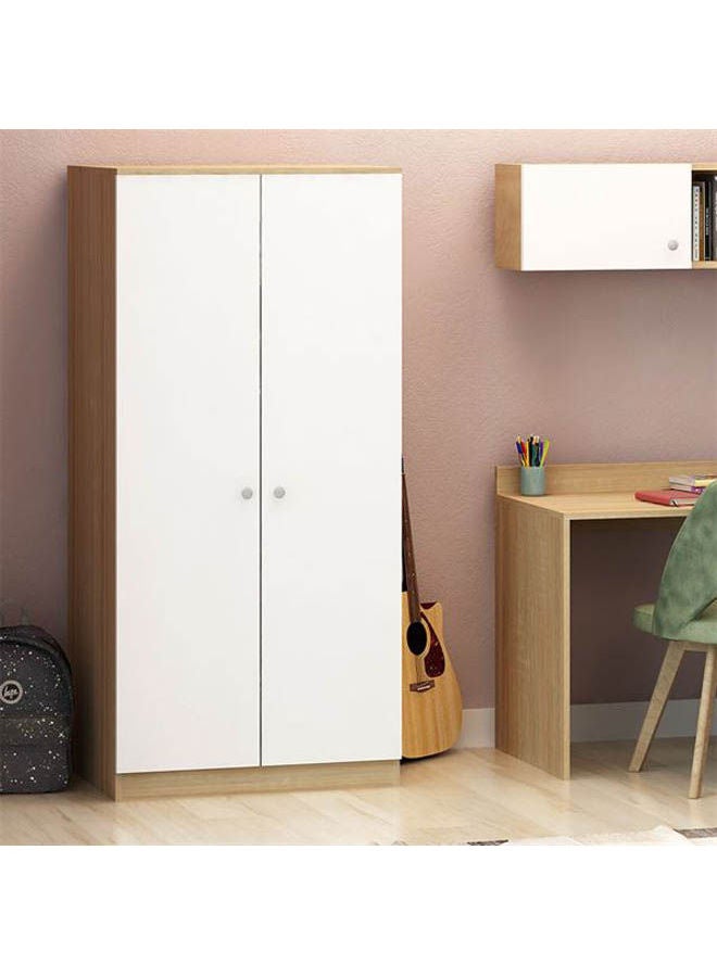 MDF Wardrobe White - Image 2