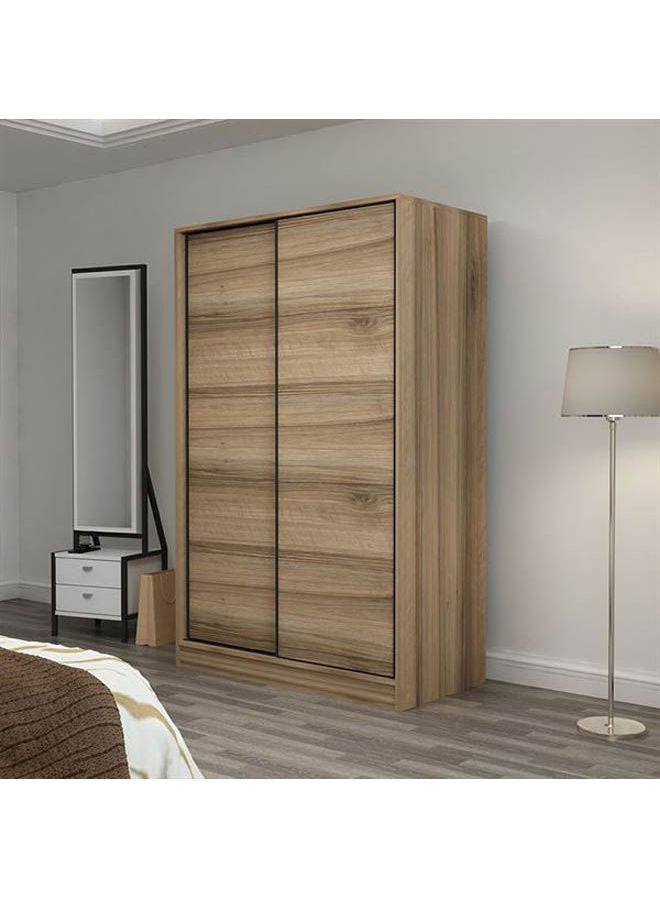 MDF Wardrobe Brown - Image 2