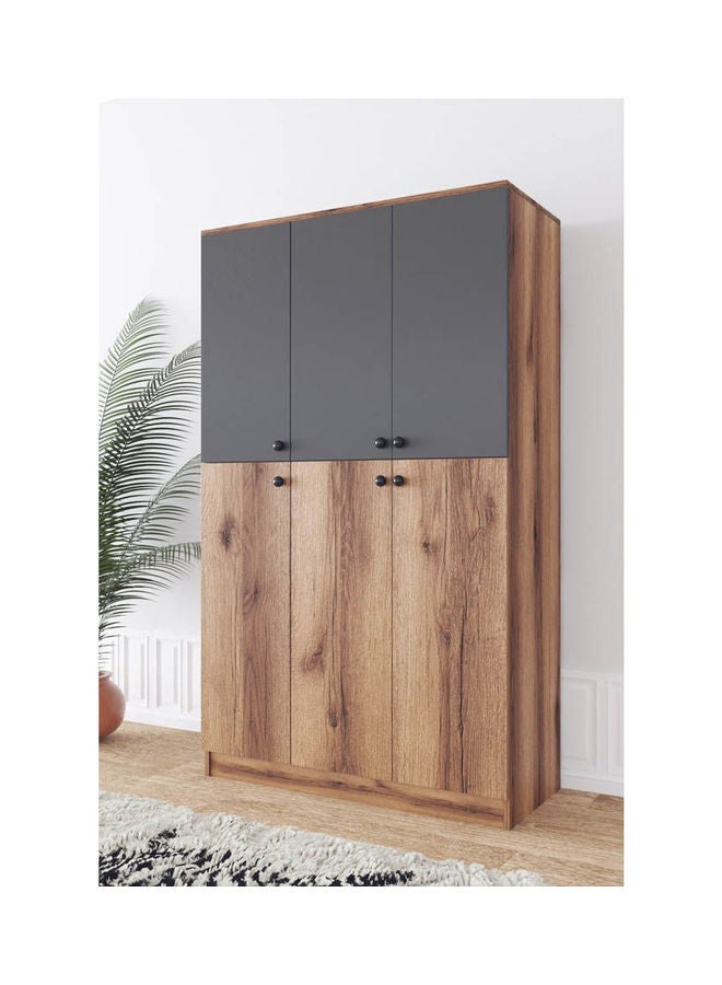 MDF Wardrobe Grey - Image 2