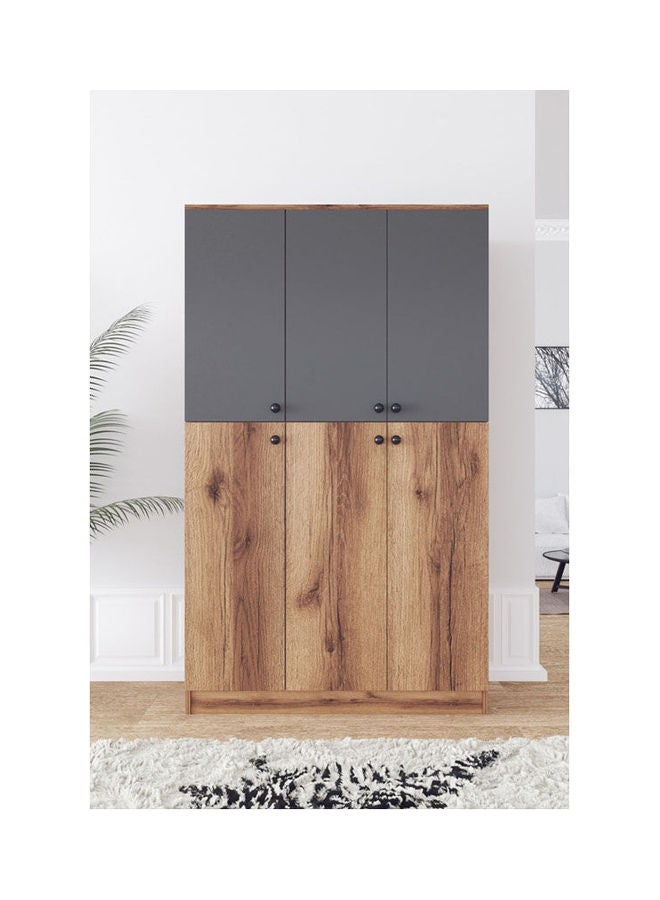 MDF Wardrobe Grey - Image 1