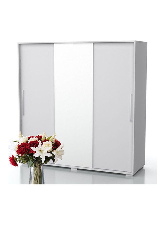 MDF Wardrobe White - Image 1