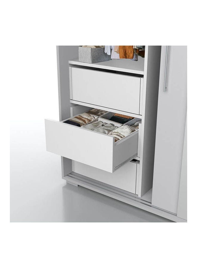 MDF Wardrobe White - Image 4