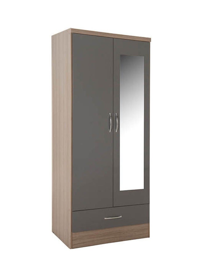 MDF Wardrobe Grey - Image 3
