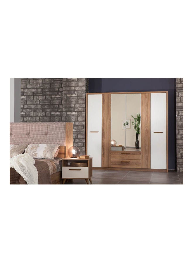 MDF Wardrobe White - Image 4