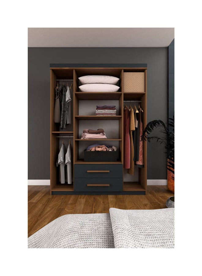 MDF Wardrobe Grey - Image 3