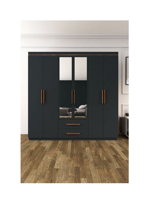MDF Wardrobe Grey