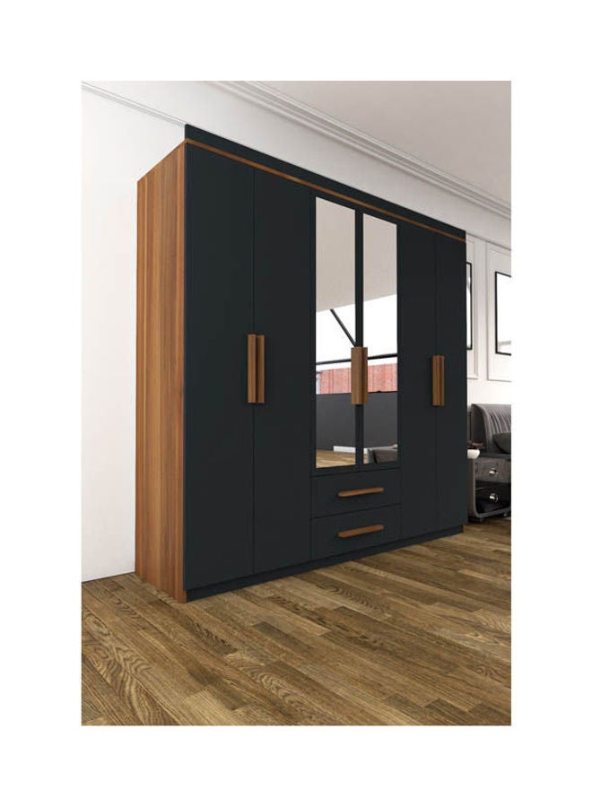 Generic - MDF Wardrobe Grey - Image 1