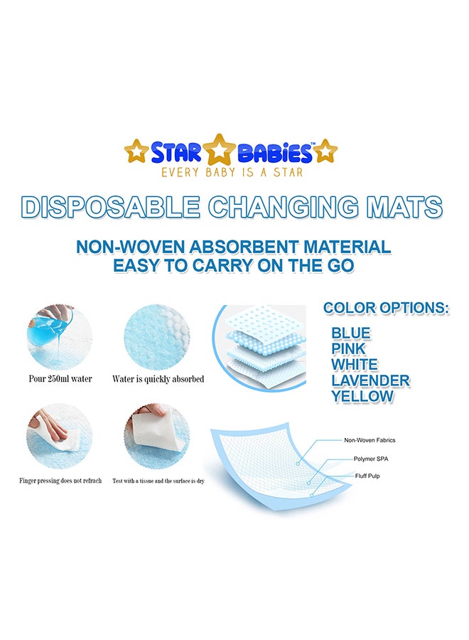 STAR BABiES - Disposable Changing Mat, Pack of 20 - Image 1