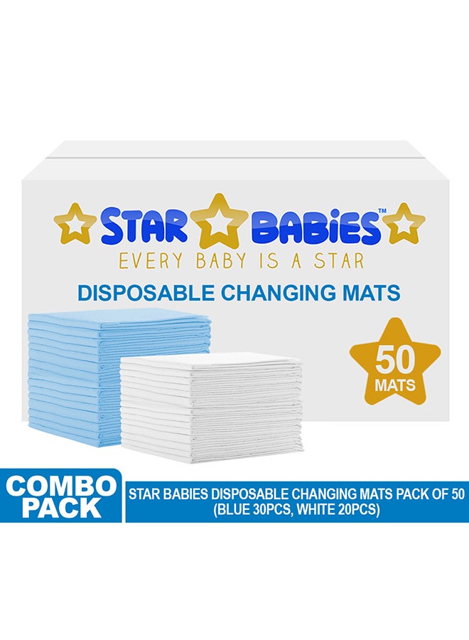 STAR BABiES Disposable Changing Mat, Pack of 50 - Image 2