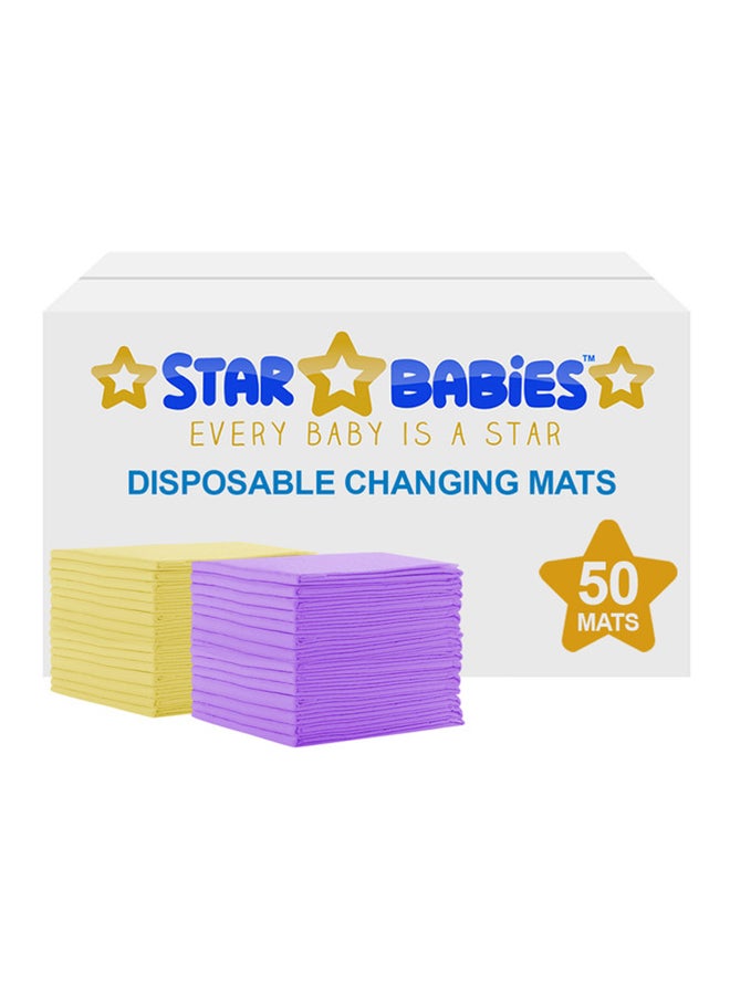 STAR BABiES Disposable Changing Mat, Pack of 50 - Image 1