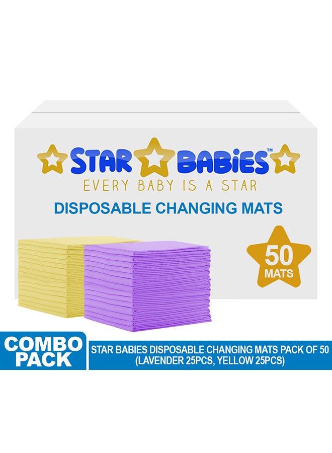 STAR BABiES Disposable Changing Mat, Pack of 50 - Image 2