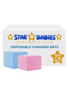 Water Proof Changing Mat In little Stars Design For New Born Baby Size 34x24 Inches main image 1