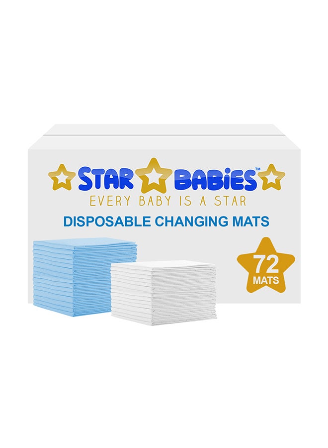 STAR BABiES Disposable Changing Mat, Pack of 72 - Image 1