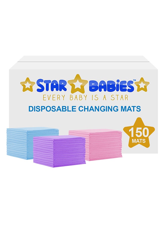 STAR BABiES Disposable Changing Mat, Pack of 150