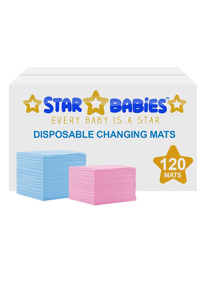 STAR BABiES Disposable Changing Mat, Pack of 120 - Image 1