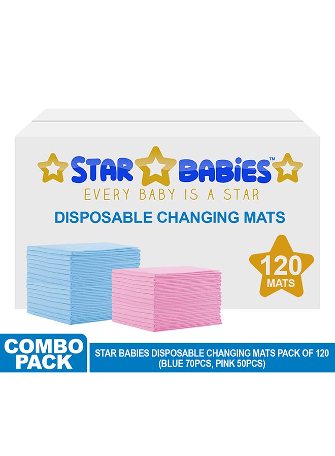 STAR BABiES Disposable Changing Mat, Pack of 120 - Image 2